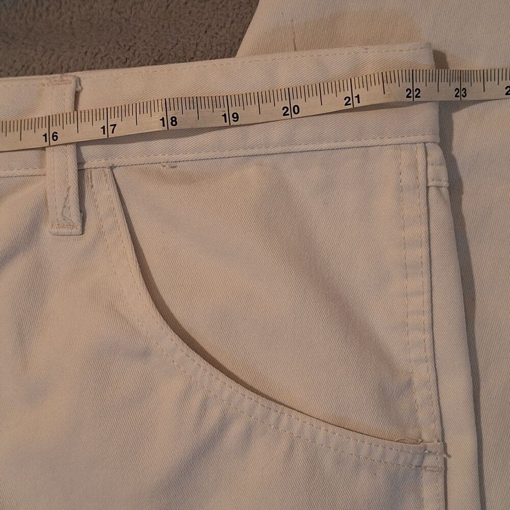 WRANGLER Workwear White Jeans Men 44x32 Painters Carpenters Pants - Picture 8 of 12